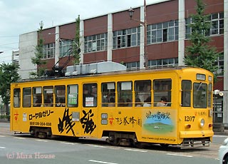 広告電車の写真８