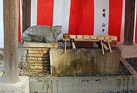 亀の手水舎