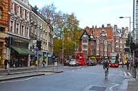Kensington High Street.