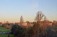 from the room