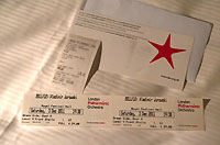 tickets for the concert