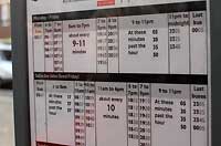 Route 70 time table