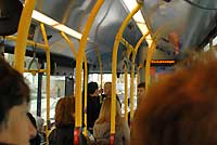 in the bus