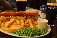 Cod and Chips at Prince Of Wales