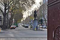 the Horseriding statue at Queen's Gate St.