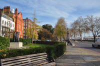 statue of Thomas More and Cheyne Walk