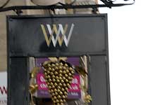 Advertising display at Whitehall /D200
