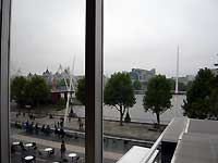 Hungerford Bridge from Royal Festival Hall /FX33